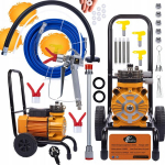 V&auml;rviprits Rosfix Strong Orange Storm SOS03 &ndash; Komplekt, V&otilde;imsus 3500W, R&otilde;hk 22MPa, L&auml;bilaskev&otilde;ime 18L/min