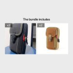 Uus Sporditelefonikott M&uuml;ndikott Kaardihoidja Kerge Kanda Meeste Spordikott, Juoda*2 + Khaki*2