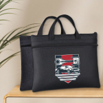 Retro Tr&uuml;kipaksu Kandekott Koosoleku Kontoridokumendi Kott