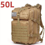 1000D Nailonist Veekindel Matkakott R&auml;ndamise Harrastajatele 25L/50L, 50 l (chaki)