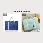 Reisikott: Suur Mahutavus, Kerge, Stiilne Tualetikott., Navy Blue*2 + Blue*2