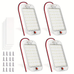 4tk 12V 48LED dome tuled RV sisustusele l&uuml;litiga, 48LED-2vnt