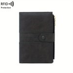 RFID Passi Kott Suur Mahutavus Lukuga Reisipassi Hoidik variant-29781, Juoda