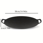 1tk, Korea BBQ Grill (32.0cm), Mittenakkivaba Grillpann, Grillimisriist, K&ouml;&ouml;gividinad, K&ouml;&ouml;gitarvikud, V&auml;lidekoor., 34 cm (13,39)