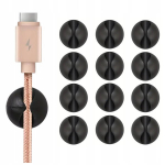 Kaablihoidja universaalne isekleepuv klambrikomplekt 12 tk