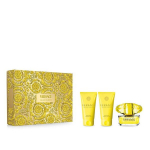 Komplekt Versace Yellow Diamond naistele: tualettvesi EDT, 50 ml + du&scaron;igeel, 50 ml + kehalosjon, 50 ml