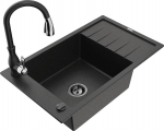 Graniidist k&ouml;&ouml;givalamu Mexen Elias koos segisti ja sifooniga, Metallic black/silver+Black