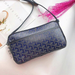 Naiste PU/kahekihiline veisenahast suur mahutavus suur moodne mitmek&uuml;lgne &otilde;lakott crossbody v&auml;ike kandiline kott 23x8x14cm - yifenliPU skinroyal blue