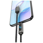 USAMS USB-C - USB-C KAABEL 100W 1.2M TELEFONIDELE, S&Uuml;LEARVUTITELE JA METEOR SEERIALE