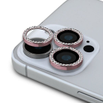 Guess Fixed Glliter Protective Lens for iPhone 16 Pro|16 Pro Max Pink