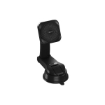 Telefonihoidja Devia car holder magnetic EA473 with wireless inductive charger black 15W with suction cup