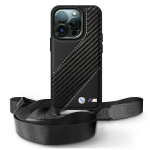 BMW BMHCP16X23PSCCK iPhone 16 Pro Max  6.9" czarny|black hardcase M Edition Carbon Stripe & Strap