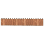 vidaXL murupiire, pruun, 120 cm, immutatud m&auml;nnipuit, Ruda