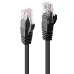 Lindy 48075 Cat6 0,3m Must U/UTP V&otilde;rgukaabel RJ-45 meestele