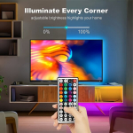 Mitmek&uuml;lgsed USB Rgb LED-ribad - puldiga valgustus tapeediks ja telekale, 30 mln. / 98,4 pėdų