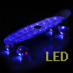 Laetav pennyboard rula taustavalgustusega