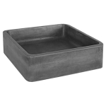 Kandiline valamu 40 x 40 x 12 cm, tumehall