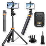 Selfie pulk (Selfie stick) LIVMAN LAKM-001 - multifunktsionaalne selfide pulk ja statiiv kaugjuhtimispuldiga, 1,49m