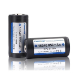 KeepPower aku 16340 850mAh 3,7V 2tk.