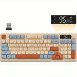 FREEWOLF M96 Juhtmevaba Membraan M&auml;nguklaviatuur, RGB LED-taustavalgustusega. , Mėlyna