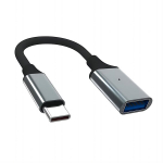 Hub T&uuml;&uuml;p C USB OTG Adapter Juhe Mees T&uuml;&uuml;p C Naine USB 3.0 Pikendus Juhe 5Gbps Kiire Edastus Printer Macbook Pro Juhe , Pilka su &scaron;viesa