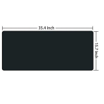 Suur Laiendatud Gaming Hiirematt &Otilde;mmeldud Servadega, Libisemiskindel. , 90x40 cm / 35,43 * 15,75 colio raudona / juoda