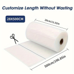 1 Rull Toidu-klassi Vaakumkottid L&otilde;plikuks V&auml;rskuseks Restorani Kasutuseks , 28cm x 500cm-1 ritinys
