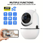 WJG 2MP HD 1080P, V&auml;listingimustes Siseruumides Turvakaamera, Traadita WIFI Kaamera, IP Kaamera, Panoraamkaamera, Nutikas V&auml;lis- ja Sisekaamera.