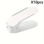 10tk Reguleeritav Plastikust Jalan&otilde;ude Riiul, Ruumi S&auml;&auml;stev