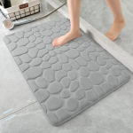 1tk Kivimustriline Pehme WC Vaip, Vannimatt, Libisemiskindel Vaip, 40*60cm