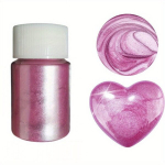 20ml Vaikse Pigmentt&auml;iteaine P&auml;rlmutterv&auml;rv V&auml;rvaine UV Epoksiidine Vaik., ROŽINIS