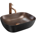 Pjedestaaliga Pesemisbassein Rea Belinda Brush Copper