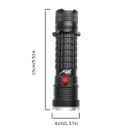 Hedell Xhp50 High-Power LED sukelamp - 2800Lm, 4 režiimid, laetav aku, veekindel tugev sulamkorpus., Naudokite 5-8 valandas