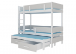 Narivoodi ADRK Furniture Etapo 80x180cm, valge/hall