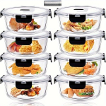 klaasist toidukarpide komplekt, 950 ml, 8vnt 950ml