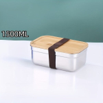 roostevabast terasest toidukarp, 1500 ml