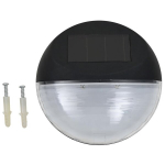 p&auml;ikesepatareiga seinavalgustid, LED, 24 tk &uuml;mmargune, must, vidaXL