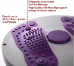 Tasakaalulauad ja -padjad, Waist Twisteri treeninglaud &ndash; magnetitega fitnessi keerdketas kogu keha treenimiseks, lilla