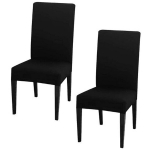 M&ouml;&ouml;blikatted, venivate toolikatete komplekt - universaalne s&ouml;&ouml;gitooli kate, pestav, eemaldatav (must, 2 tk)