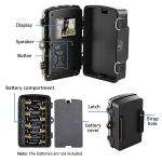 16 MP Wildlife Hunting Trail Camera 1080P Game Scouting koos 16 GB/32 GB TF kaardi liikumisega aktiveeritud v&auml;litingimustes IP66 veekindla infrapuna &ouml;&ouml;n&auml;gemise turvakaameraga