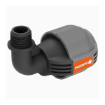 L-liitmik Gardena, 25mm v&auml;liskeere