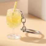 Helendav Sidruni Viil Karikas V&otilde;tmehoidja - Armas Multikas PVC Joogi V&otilde;lu Kotile & Seljakotile, T&auml;iuslik S&uuml;nnip&auml;evakingitus., Geltona