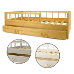 Puidust v&auml;ikelapse voodi, lapse voodi, skandinaavia stiilis, sahtliga, t&otilde;kked 160x80cm