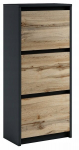 Jalatsiriiul Fluxar SC-1121 145x51x29 cm must matt, WOTANO TAMMELINE