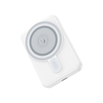 10000mAh Akupank 20W, Magsafe, Juhtmevaba 15W: Xo Pr264 - 1xUSB-C, QuickCharge kuni 12V-1.67A - Valge