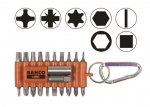 Bahco 1/4" bitikomplekt koos adapteritega, 22 tk.