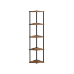 P&uuml;stine riiul Songmics, 38x27x139 cm, Pruun