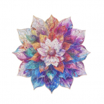 Puidust 3D pusle Robotime Mystic Mandala Flower