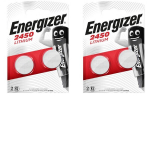 Energizer elemendid CR2450, Liitium, 4 tk.