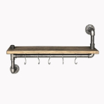 Riiul Kalune Design BoruRaf010, pruun / must